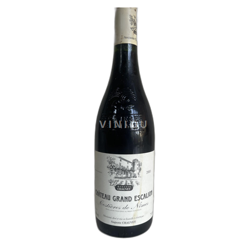 Valle del Rodano Costières di Nîmes Château Grand Escalion 2001