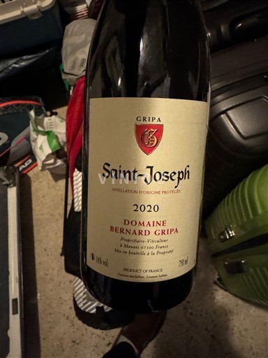 Rhônetal Saint-Joseph Domaine BERNARD GRIPA ?? 2020