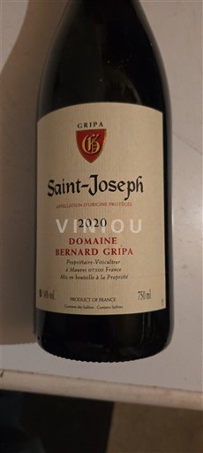 Rhône Valley Saint-Joseph Domaine BERNARD GRIPA ?? 2020