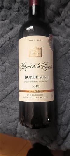 Bordeaux Marquis de la Peyrade 2019