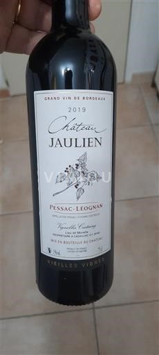 Bordeaux Pessac-Léognan Château Jaulien Vieilles Vignes 2019