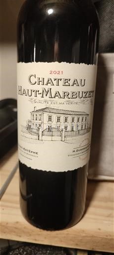 Bordeaux Saint-Estèphe HAUT MARBUZET ?? 2021