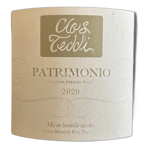 Corsica Patrimonio Clos Teddi 2020