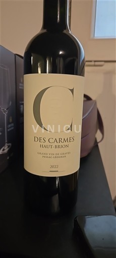 Bordeaux Pessac-Léognan Château LES CARMES HAUT BRION ?? 2022