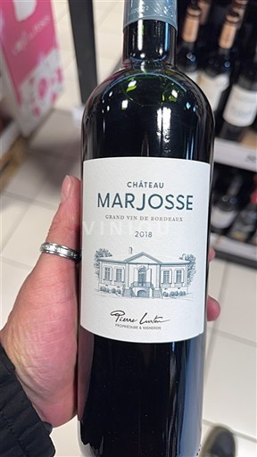 Bordeaux Château MARJOSSE ? 2018