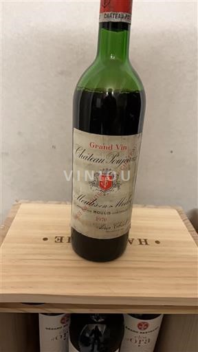 Bordeaux Moulis-en-Médoc Château POUJEAUX ? 1979