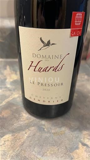 Loire-dalen Cheverny Domaine des Huards Le Pressoir 2020