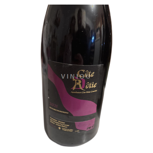 Vin Rouge sec Richard Desbordes 2021 France Vallée du Rhône Côte-rôtie AOC