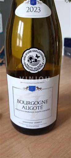 Borgogna Borgogna Aligoté Domaine Verret 2023