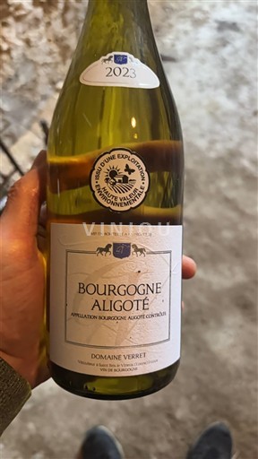 Viner Blanc sec Domaine Verret 2023 Frankrike Burgund Bourgogne-aligoté AOC