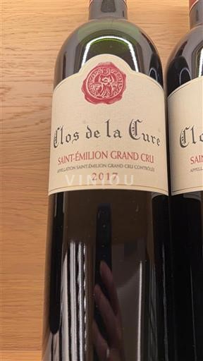 Burdeos Saint-Émilion Gran Cru Clos de la Cure 2017
