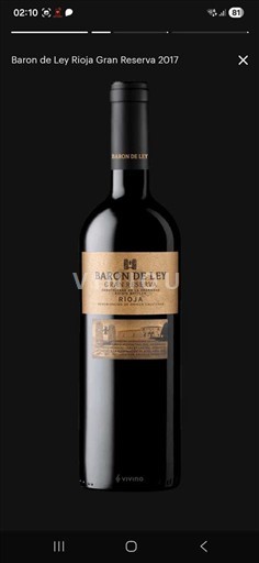 La Rioja Rioja Baron de Ley Gran Reserva  2017