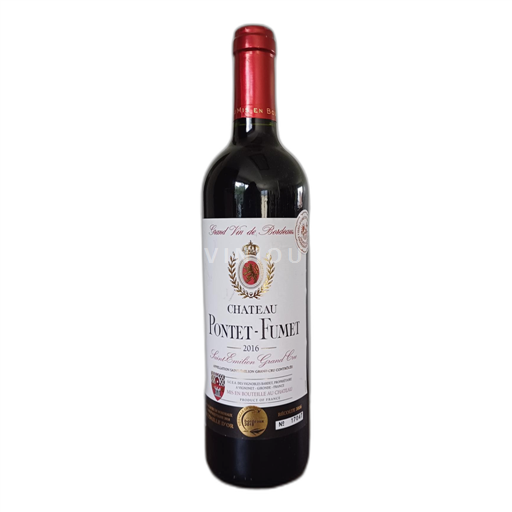 Bordeaux Saint-Émilion Grand Cru Château Pontet-Fumet 2016