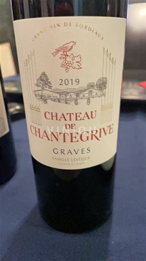 Bordeaux Graves Chateau Chantegrive 2019