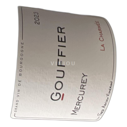 Burgundsko Mercurey Gouffier La Charmée 2023