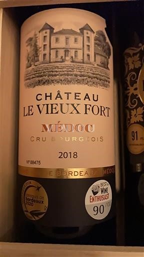 Bordeaux Médoc Château Le Vieux Fort 2018