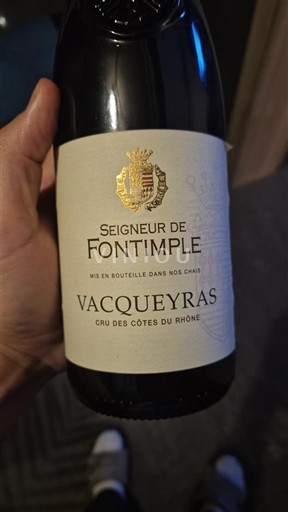 Thung lũng Rhône Vacqueyras Seigneur de Fontimple Không niên vụ