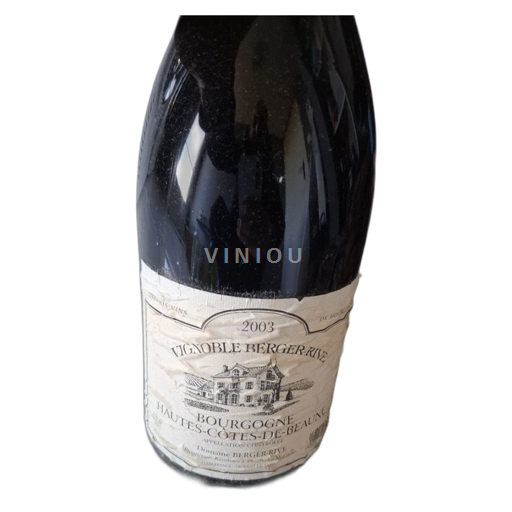 Borgoña Hautes Côtes de Beaune Vignoble Berger-Rive 2003
