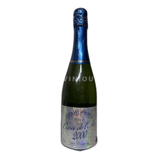 Vin Effervescent Blanc brut Cuvée de l'An Cave Obernai 2000 France Alsace Crémant-d'alsace AOC