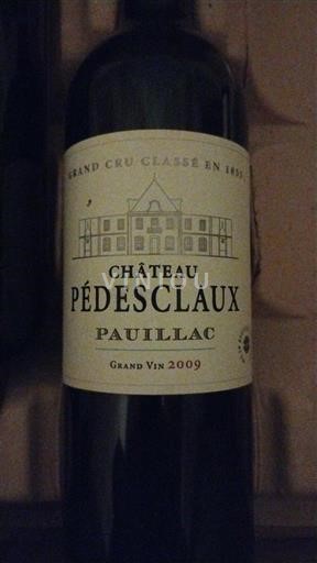 Bordeaux Pauillac Château Pédesclaux 2009