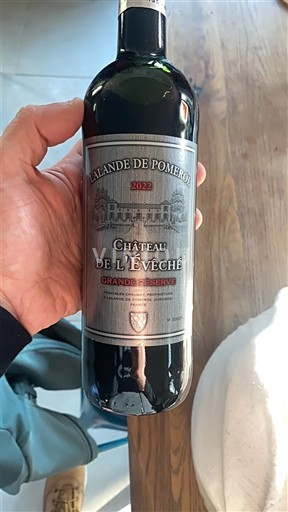 Bordeaux Lalande-de-pomerol Château de l'Évêché Grande Réserve 2022