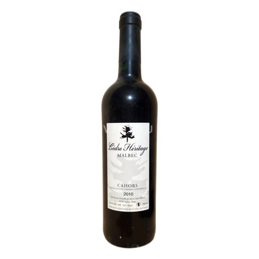 Sud-Ouest Cahors Château du Cèdre Cèdre Héritage 2010