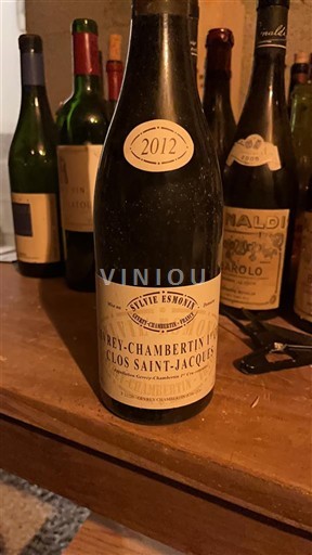 Bourgogne Gevrey-chambertin Premier Cru Sylvie Esmonin Clos Saint Jacques 2012