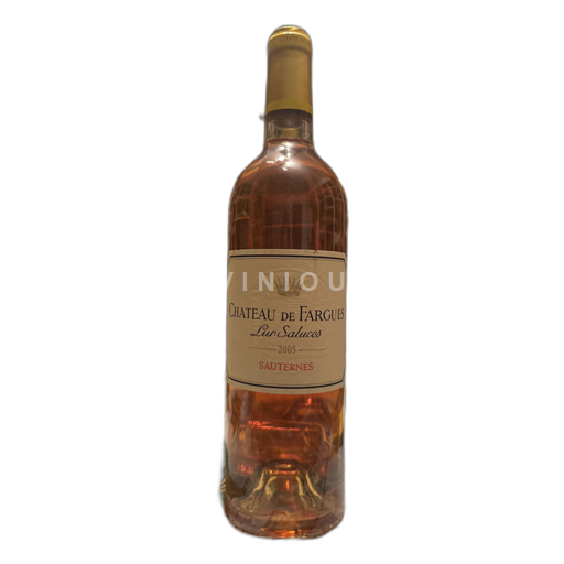 Bordéus Sauternes Chateau de Fargues Lur-Saluces 2005