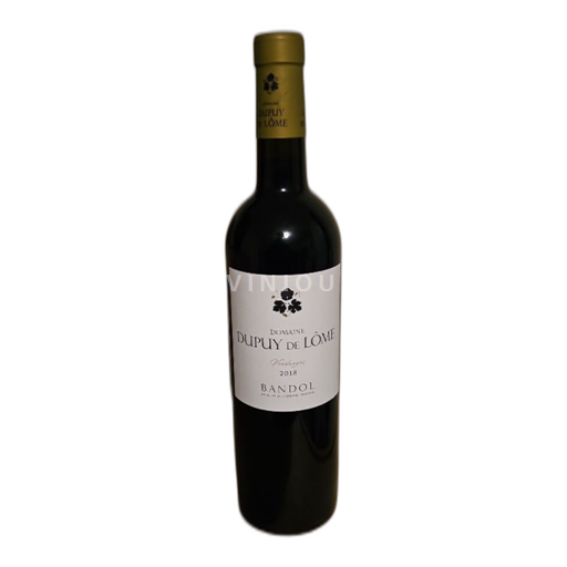 Vin Rouge sec Vendanges Dupuy de lôme 2018 France Provence Bandol AOC