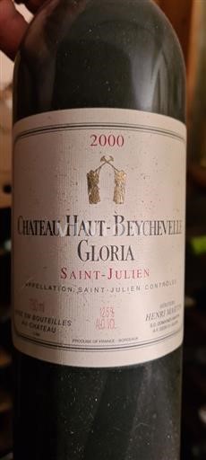 Burdeos Saint-Julien Château Haut-Beychevelle Gloria 2000