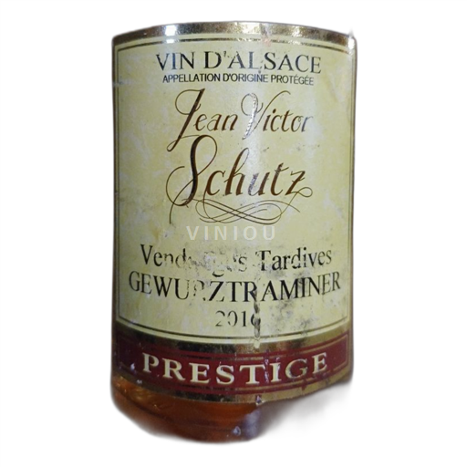 Alsace Not Specified Jean Victor Schutz Gewurztraminer-Vendanges tardives 2016