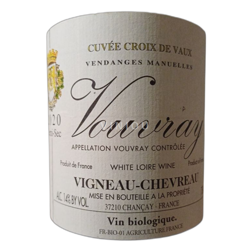 Loire Valley Vouvray Vigneau-Chevreau Croix de Vaux 2020