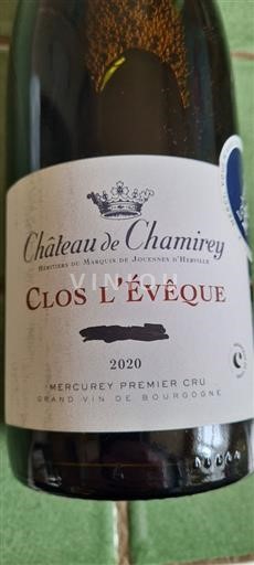 Burgundi Määrittelemätön Château de Chamirey Clos L'Évêque 2020