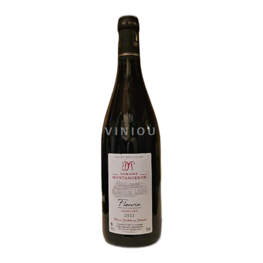 Vin Rouge sec Grand Pré Domaine Montangeron 2022 France Beaujolais Fleurie AOC