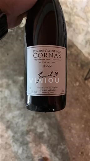 Rhônevallei Cornas Domaine Vincent Paris Granit 30 2022