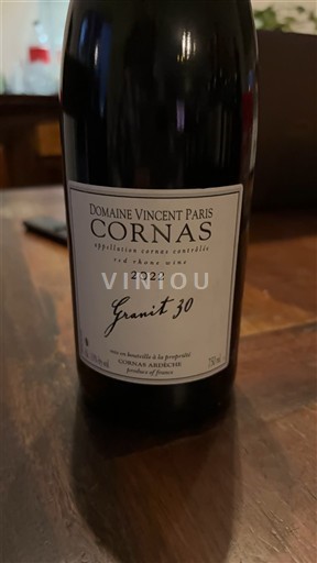 Rhônetal Cornas Domaine Vincent Paris Granit 60 2022