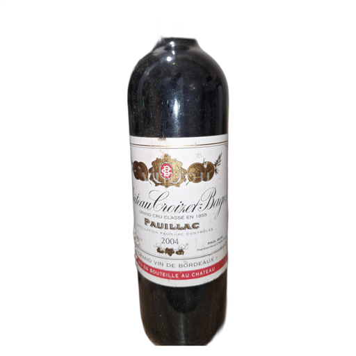 Bordeaux Pauillac Château Croizet-Bages 2004