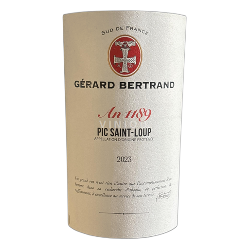 Languedoc Pic-saint-loup Gérard Bertrand An 1189 2023