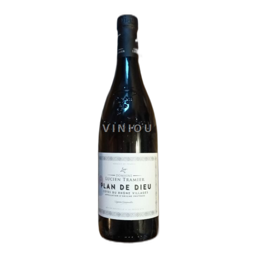 Rona dolina Côtes-du-Rhône-Villages Domaine Lucien Tramier Plan de Dieu Neleten.