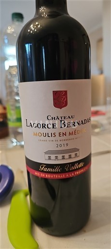 Bordeaux Moulis-en-Médoc Château Lagorce Bernadas 2019