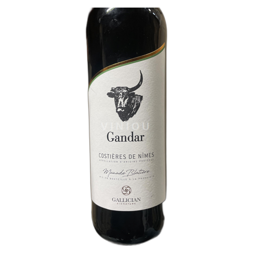 Rhône-dalen Costières-de-nîmes Gallician Signature Gandar 2023