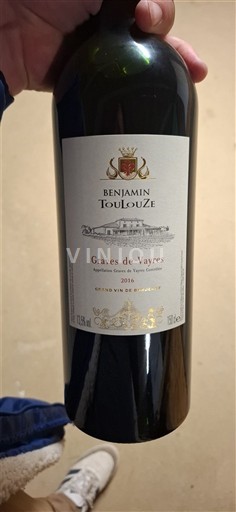 Burdeos Graves-de-vayres Benjamin Toulouse 2016