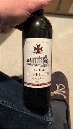 Бордо Помероль Château Clos Bel Air 2007