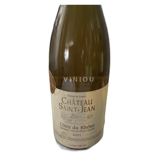 Valle del Ródano Côtes del Ródano Château Saint-Jean 2001