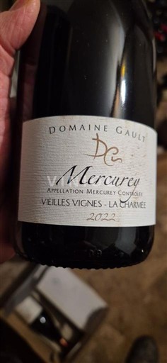 Borgogna Mercurey Domaine Gault Vieilles Vignes - La Charmée 2022
