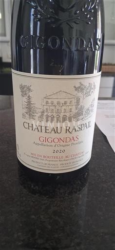Valle del Rodano Gigondas Chateau Raspail 2020