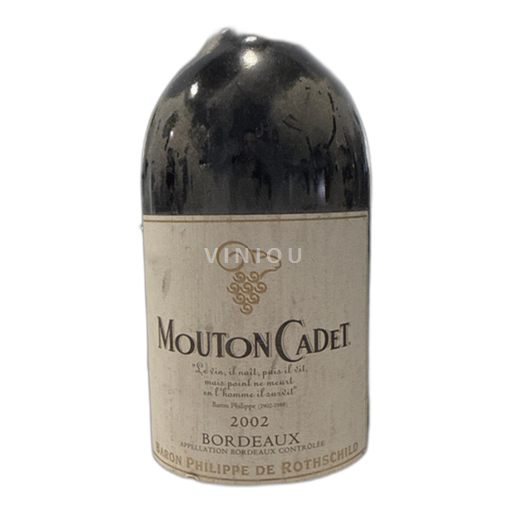 Bordeaux Baron Philippe de Rothschild Mouton Cadet 2002