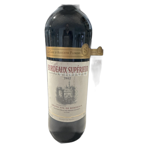 Bordeaux Bordeaux Supérieur La Cave d'Augustin Florent 2012