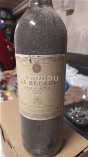Bordeaux Listrac-Médoc Château La Bécade 2001