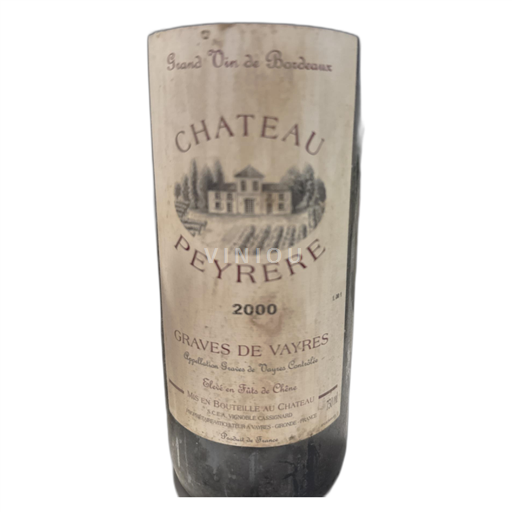 Bordeaux Graves-de-vayres Château Peyrere 2000